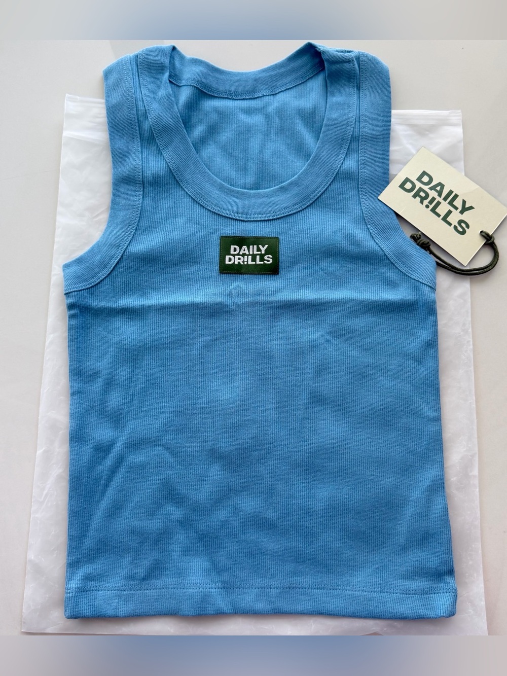 Daily drills Logo Ribbed Tank - Malibu
XS/S